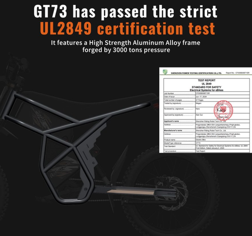 GT73 Pro Electric Motorbike
