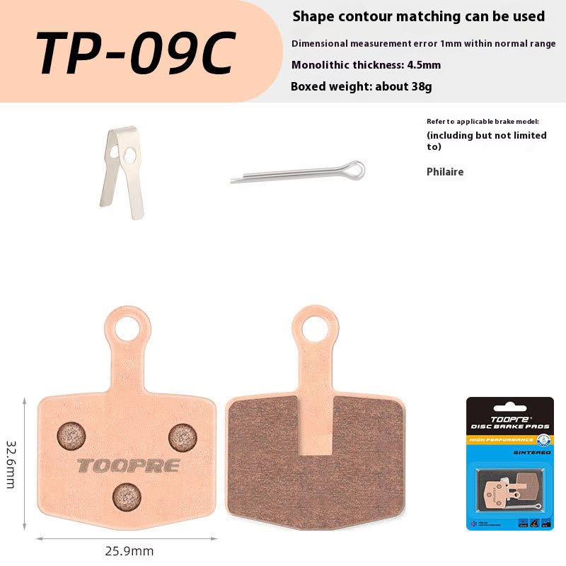 TOOPRE Sintered Disc Brake Pads – E-Scooter, E-Bike & E-Motorcycle