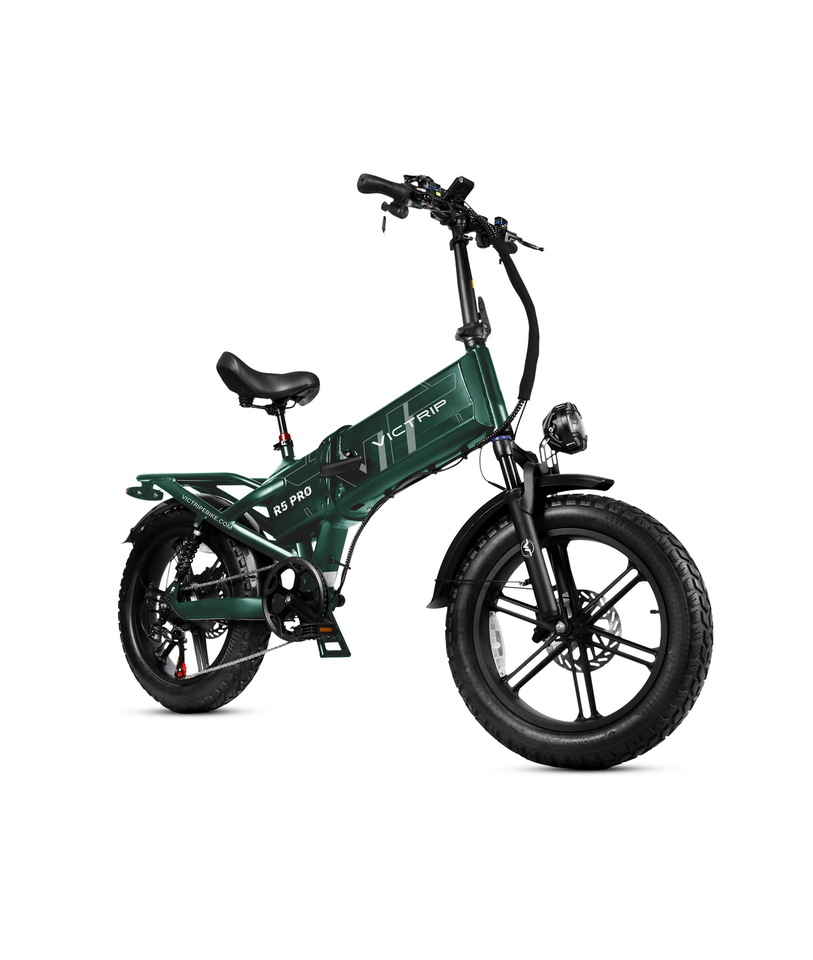 VICTRIP R5 Pro Folding Electric Bike – 20" Fat Tire, 250W, 48V 55Ah