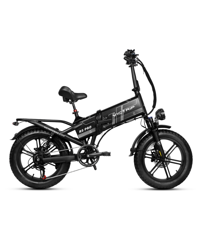 VICTRIP R5 Pro Folding Electric Bike – 20" Fat Tire, 250W, 48V 55Ah