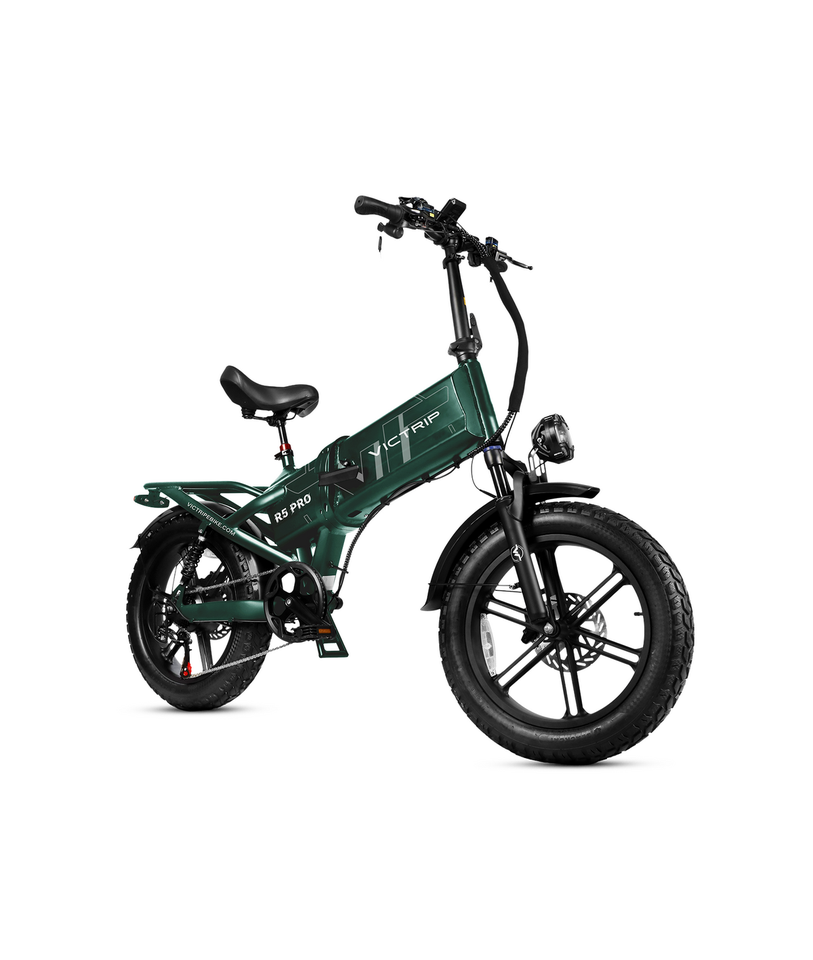 VICTRIP R5 Pro Folding Electric Bike – 20" Fat Tire, 250W, 48V 55Ah