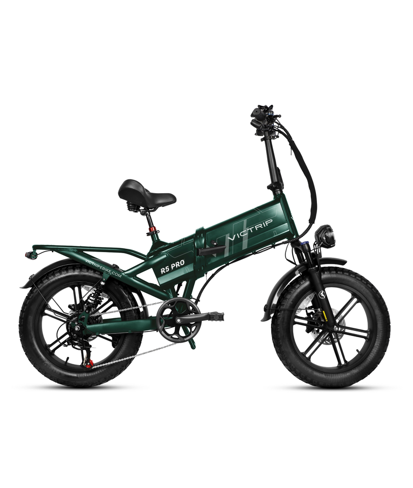 VICTRIP R5 Pro Folding Electric Bike – 20" Fat Tire, 250W, 48V 55Ah
