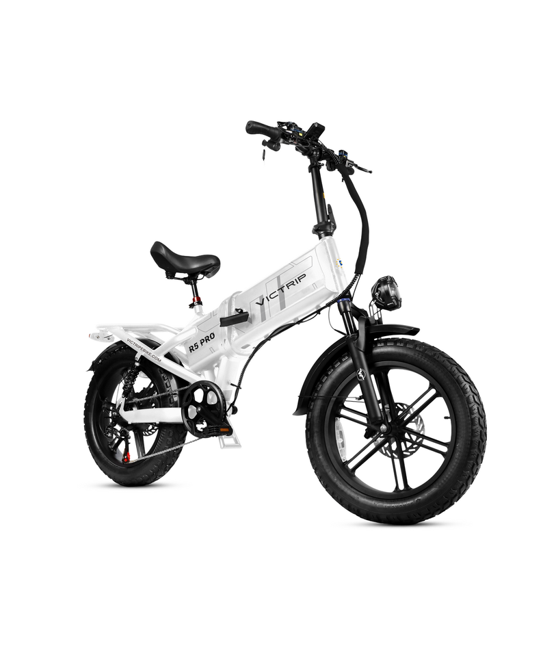 VICTRIP R5 Pro Folding Electric Bike – 20" Fat Tire, 250W, 48V 55Ah