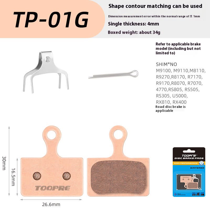 TOOPRE Sintered Disc Brake Pads – E-Scooter, E-Bike & E-Motorcycle