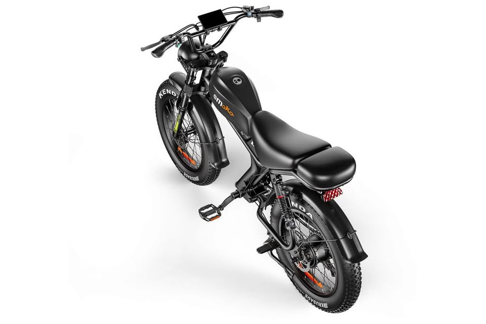 ΕΜΟΚΟ C93 1000W Moped-Style Fat Tire Electric Bike – 48V 20Ah, 20×4" Tires