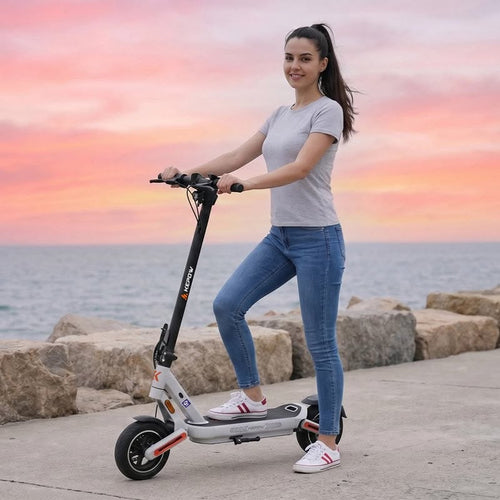 Kepow E12 500W Electric Scooter – 48V 10Ah, Dual Suspension, Up to 35 km Range